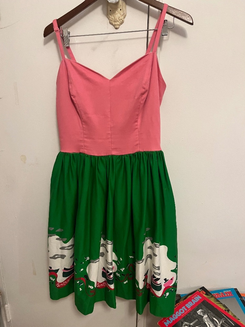 Pinup Couture Magic of Mary Blair Bon Boyage Dress XL